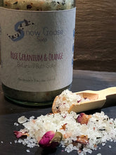 Load image into Gallery viewer, Botanical Bath Salts - Rose Geranium & Orange