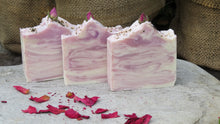 Load image into Gallery viewer, Rose Geranium & Cedarwood Soap