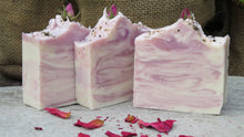 Load image into Gallery viewer, Rose Geranium & Cedarwood Soap