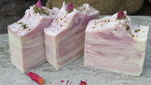 Load image into Gallery viewer, Rose Geranium & Cedarwood Soap