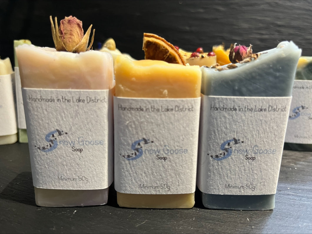 Half size soaps - 3 assorted