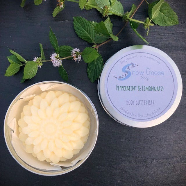 Peppermint & Lemongrass Body Butter Bar