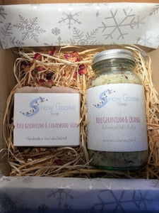 Bath Salts and Soap Gift Set