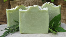 Load image into Gallery viewer, Rosemary, Peppermint &amp; Lemongrass soap
