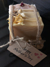 Load image into Gallery viewer, Gift Set - Three Assorted Soaps with Soap Dish and Greetings Tag
